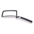 thumbnail image 1 of Magnifying Glass with Light, Handhold Magnifiers,Rechargeable 5X Large Page Magnifier for Reading, Folding Handheld Dimmable, LED Lighted Rectangle Magnifier for Reading Book Small Print(Black), 1 of 9