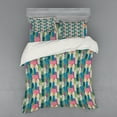 thumbnail image 2 of Ambesonne Cactus Bedding Set 3 Pcs, Pastel Succulents Flowers, Twin, Multicolor, 2 of 3
