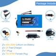 thumbnail image 6 of 2PC 48v 20ah Battery Lithium Battery Pack 48v Ebike Battery 1200W for Adult Electric Bike, 6 of 8