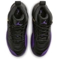 thumbnail image 4 of Little Kid's Jordan 12 Retro Black/Field Purple (151186 057) - 12.5, 4 of 5