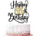 thumbnail image 1 of Decoración para pastel Ruscalin Feliz 55.º cumpleaños, 1 of 7