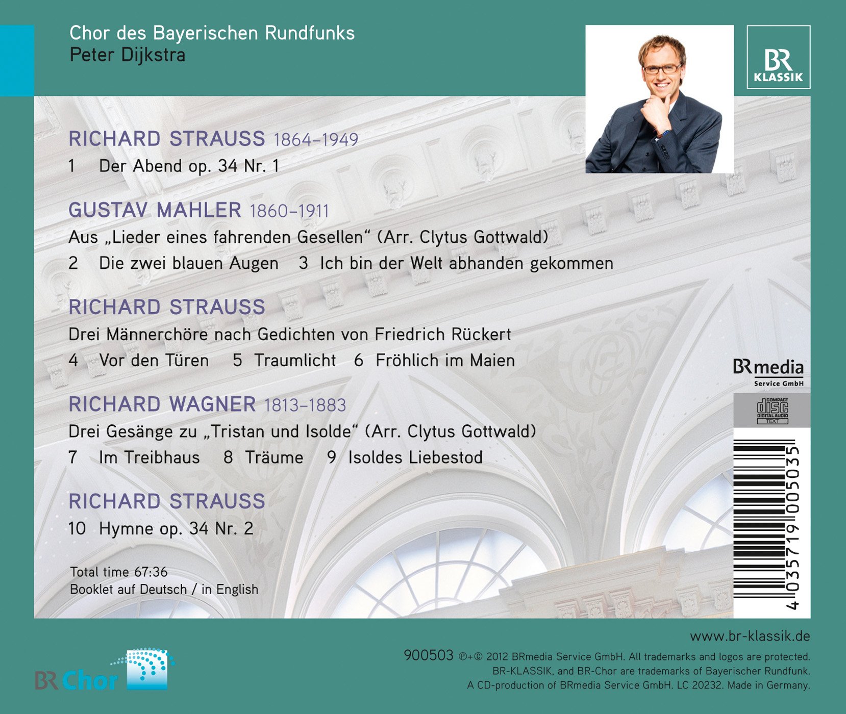 Peter Dijkstra - Chor Des Bayerischen Rundfunks - Music & Performance - CD