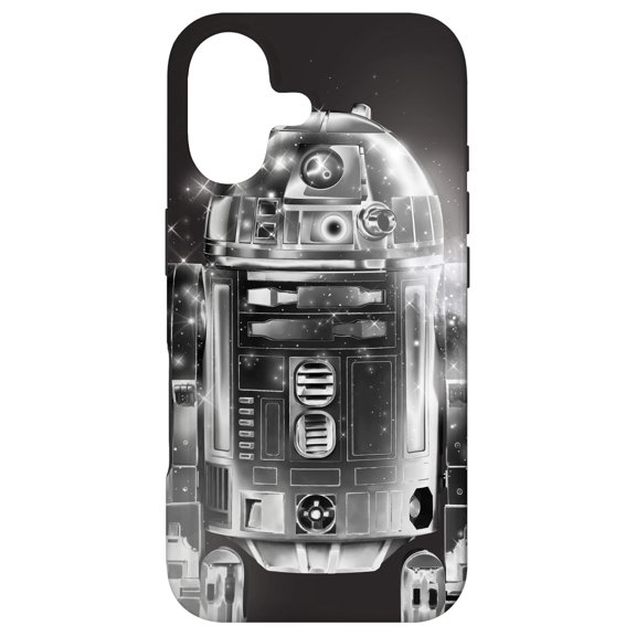 Funda de teléfono STAR WARS R2-D2 Retro Galaxy Black para iPhone 17