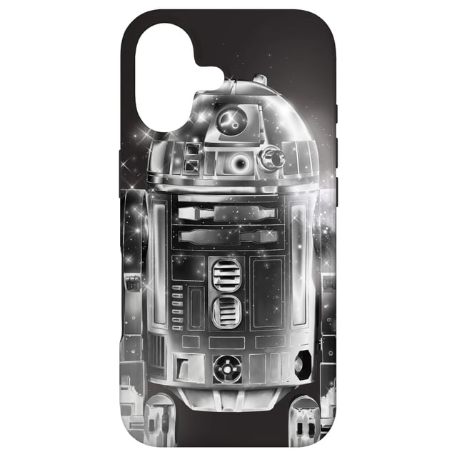 Funda de teléfono STAR WARS R2-D2 Retro Galaxy Black para iPhone 17