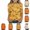 Yellow, variant on YOUYEDIAN Halloween 3/4 Sleeve Shirt for Kids Toddler Girls Casual Fun Graphic Crew Neck Top