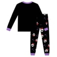 thumbnail image 6 of WhouRiu Girls Halloween Graphic Pajamas Long Sleeve Crew Neck T Shirts And Pants Pajama Set 2 Piece Kids Autumn Winter Cozy Cute Sleepwear,2-3 Years, 6 of 6
