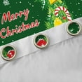 thumbnail image 4 of jejeloiu Merry Christmas Bell Red Bowtie White Snowflake Blackout Curtains, Pack of 2 (42x63 Each), Super Cozy Girls Bedroom Decor, 4 of 6