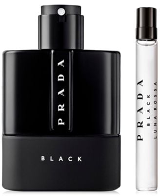 香水(ユニセックス) PRADA BLACK Eau de Parfum Prada Luna Rossa Black Eau de Parfum Gift Set, 3.3 fl oz + 0.33 fl