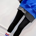 thumbnail image 4 of Women Shirt Extender Striped: 2PCS Fake Top Lower Sweep Shirt Half Length Skirt, 4 of 10