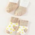 thumbnail image 5 of Unisex Baby Terry Socks 5-Pack for Baby boy and girl 0-12 Months Warm Cotton Socks, 5 of 6