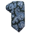 thumbnail image 2 of Tasso Elba Men’s Paisley Wool Tie (Green), 2 of 3