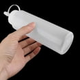 thumbnail image 4 of Unique Bargains Kitchenware Sauce Condiment Storage Squeeze Bottle Dispenser White 240ml 2pcs, 4 of 4
