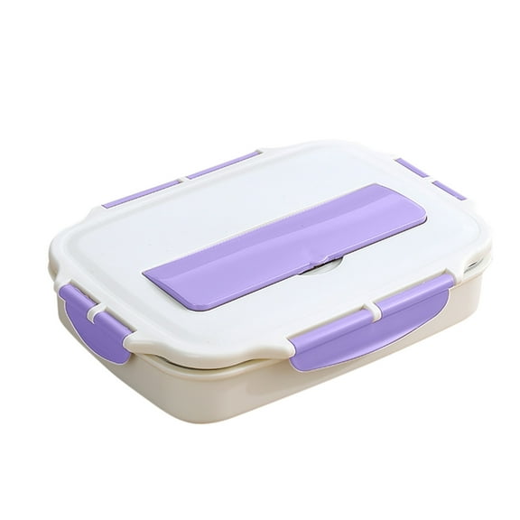 FYTPOV Stainless Steel Bento Box, Lunch Box with 4 Compartments, Lunch Containers with Utensils, Microwave & Dishwasher Safe
