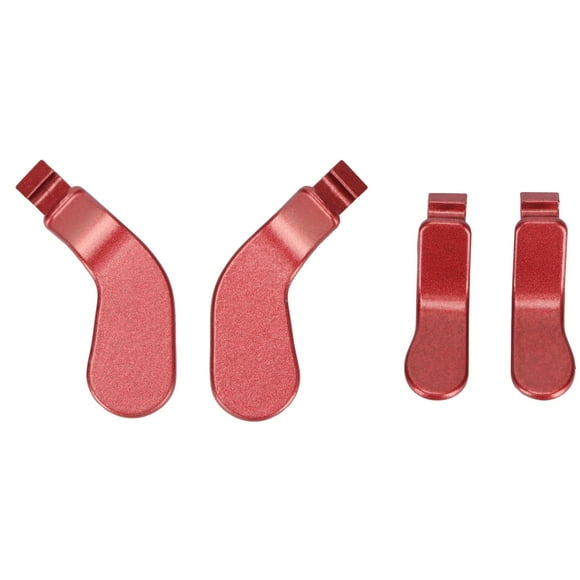 Controller Paddles, Fashion Appearance Professional Easy To Replace 4pcs Red Trigger Paddles For One Elite Series 2