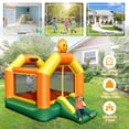 thumbnail image 5 of Gymax Inflatable Bounce Castle Jumping House Kids Playhouse w/ Slide & 680W Blower, 5 of 10