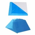 thumbnail image 2 of FUEENIRVA Square Mirror Ticker 18Pcs Reflective Mirror Decor Blue Color Wall Mirror Stick On For Bathroom Decoration, 2 of 5