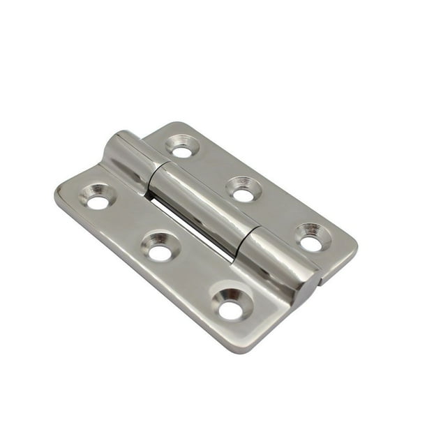 6 Holes Car RV Stainless Steel Hatch Hinge Butt Hinge 180 Degree Flush