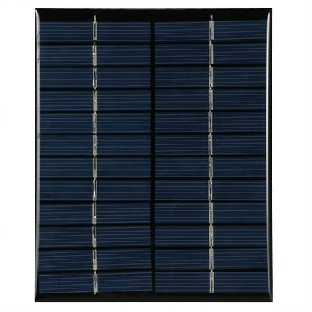 

2W 12V DIY Polycrystalline Silicon Solar Panel Module for Solar Light Science Project Charging