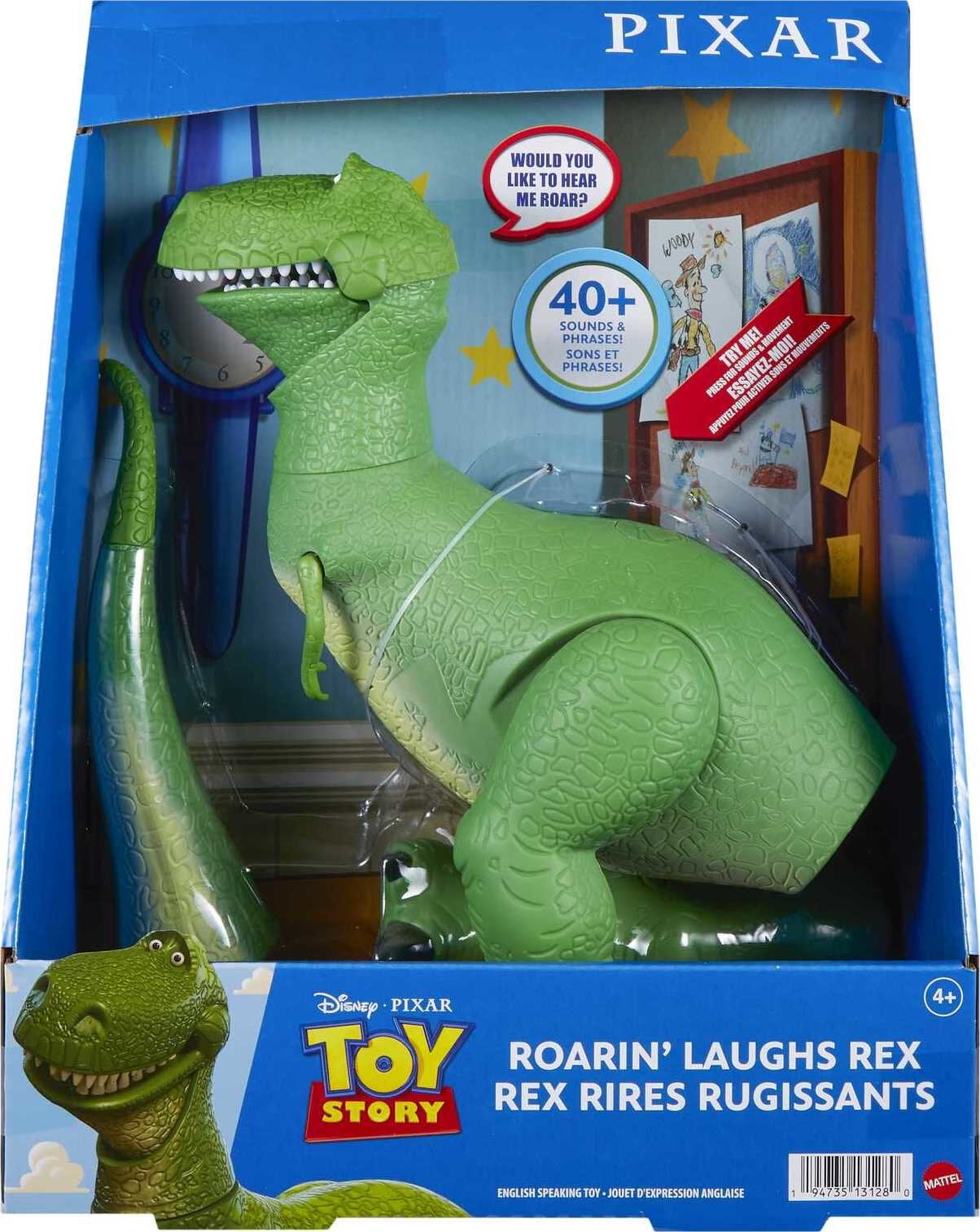 Disney Pixar Toy Story Roarin' Laughs Rex Figure