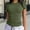 Army Green, variant on Coorders No Boundaries Scoop Neck Tee, under 5$ Saving, Short Sleeve Tops for Womens, Women's and Women's Plus, Beige, XL