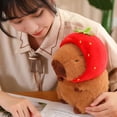 thumbnail image 4 of Llavero de carpincho de peluche, juguete de capibara, círculo de palmada, juguetes para niños, regalo de Navidad, 4 of 9