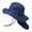Navy, variant on Glory Max Bucket Boonie Hat with Neck Flap Cover Sun Safari Wide Brim Fishing Cap Black