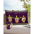 thumbnail image 6 of Pack of 2 Outdoor Pillow Covers, Mexican May 5th Festival Cinco De Mayo Gnome Party Waterproof Square Throw Pillowcase Cushion Decorative Pillow Covers for Couch Patio Tent, 18x18 in, 6 of 6