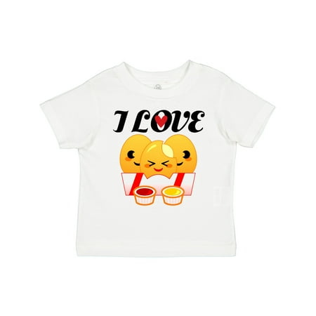 

Inktastic I Love Chicken Nuggets Gift Toddler Boy or Toddler Girl T-Shirt