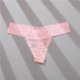 thumbnail image 1 of Tanga sexy de cintura baja para mujer, ropa interior de encaje transparente, 1 of 6