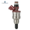 thumbnail image 2 of 195500-2550 Automobile 2 Pins Fuel Injector Replacement for Daihatsu Silver Tone Red, 2 of 6
