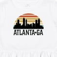 thumbnail image 4 of Inktastic Atlanta Georgia Skyline Vintage Girls Toddler Dress, 4 of 5