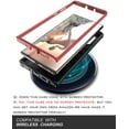 thumbnail image 3 of ArmadilloTek Vanguard Case Compatible with Samsung Galaxy Note10+ Plus Military Grade Full-Body Rugged with Built-in Kickstand [Screenless Version] - Red, 3 of 5