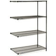 thumbnail image 2 of Global Industries 711070 Nexel Black Epoxy Wire Shelving Add-On, 54 x 14 x 86 in., 2 of 4