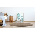 thumbnail image 2 of Linon Evolution Trellis Stripes Power Loomed Polyester 8'R Rug in Beige, 2 of 5