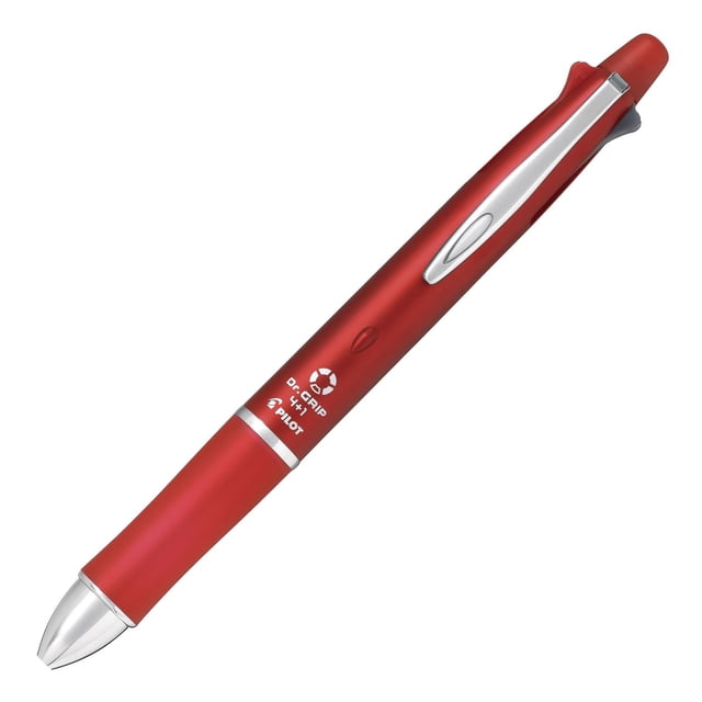 Instrumento de Escritura PILOT Dr. Grip 4+1 Bolígrafo y Portaminas Rojo