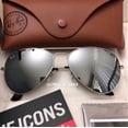 thumbnail image 1 of RB-Hip Hop-sunglasses FREE SHIPPING Aviator RB3025 Silver Mirror, 1 of 5