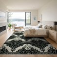 thumbnail image 3 of ODIKA 9'x12' Washable Area Rug Halloween Mystical Sage Mushroom Curling Vine Artifact Witchy for Master Suite, California King, Under Bed, Non-Shedding, Easy Care, 3 of 7