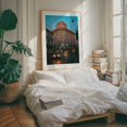 thumbnail image 4 of Basztowa, Kraków - Kraków Małopolskie Poland Photography Architecture City Street Photography Vintage Nightlife Travel Poster Oak Framed Wall Art Print 11 x 14 inches, 4 of 12