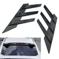 thumbnail image 1 of Car Rear Windshield Sticker Decoration Side Splitter Trim Window Louver Sunshade, 1 of 8