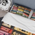 thumbnail image 4 of Designart "Pop Art Cassette Collection X" Entertainment Bedding Covert Set - Cassette Tapes Multi-Color Fashion Bed Set With 1 Sham, 4 of 6