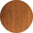 thumbnail image 1 of Ahgly Company Indoor Round Abstract Orange Modern Area Rugs, 3' Round, 1 of 4