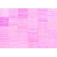 thumbnail image 1 of Ahgly Company Indoor Rectangle Solid Pink Modern Area Rugs, 2' x 5', 1 of 4