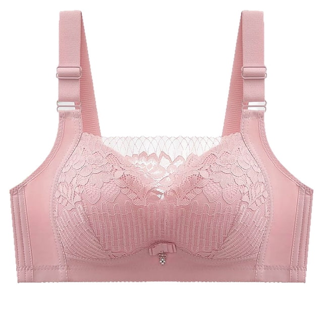 HongQid Wireless Bras for Women No Underwire with Support - Seamless Bralettes Everyday Comfort Tshirt Bra