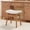 Beige Fabric With Wooden Color Leg, variant on Vanity Bench Stool Beige Fabric With Wooden Color Leg, Upholstered Saddle Seat For Makeup Room Bedroom Bathroom