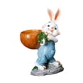 thumbnail image 3 of Estatua de Pascua Zulema con figura de conejo de jardín 16,7 cm x 11,5 cm x 25 cm, 3 of 8