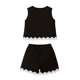 thumbnail image 4 of Odeerbi 1-10 Años Niñas Conjunto de Verano Camisetas de Tirantes de Seda Hielo Pantalones Cortos Conjunto de Dos Piezas Suave Camiseta Sin Mangas Conjunto de Dos Piezas, 4 of 9