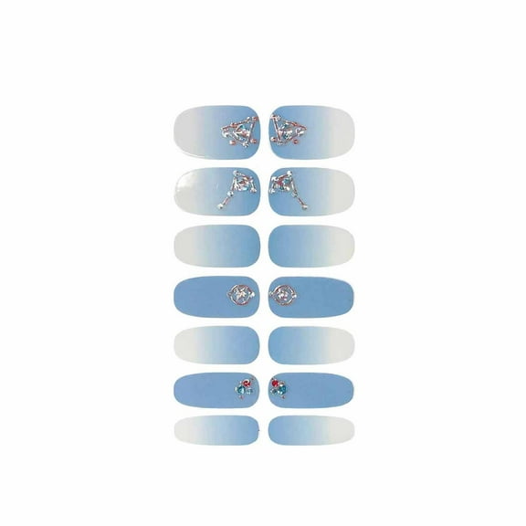 TUTUnaumb Butterfly Nail Sticker Full 3D Gradient Finished Nail Polish Film Nail Sticker Beauty & Health Makeup On Sale