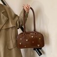 thumbnail image 2 of Bolso Hombro Mujer PU Corazón Remache Hobo Elegante Con Asa Superior, 2 of 9