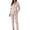 Rose Gold, variant on MEICHEN Pajamas for Women Set Cute Pajama Sets for Women Long Sleeve Sleepwear Button Loungewear Soft 2 Piece Pj Set with Pockets Long Pants Womens Sleepwear