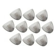 10 Pcs Hearing Aids Dome Soft Open Domes Black Layer Replacements Eartip for The Elderly The